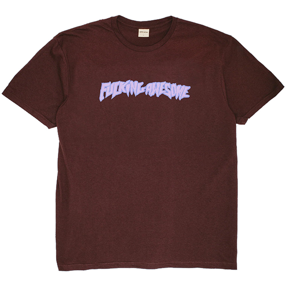 Fucking Awesome 2025 Stamp Logo Tee Brown