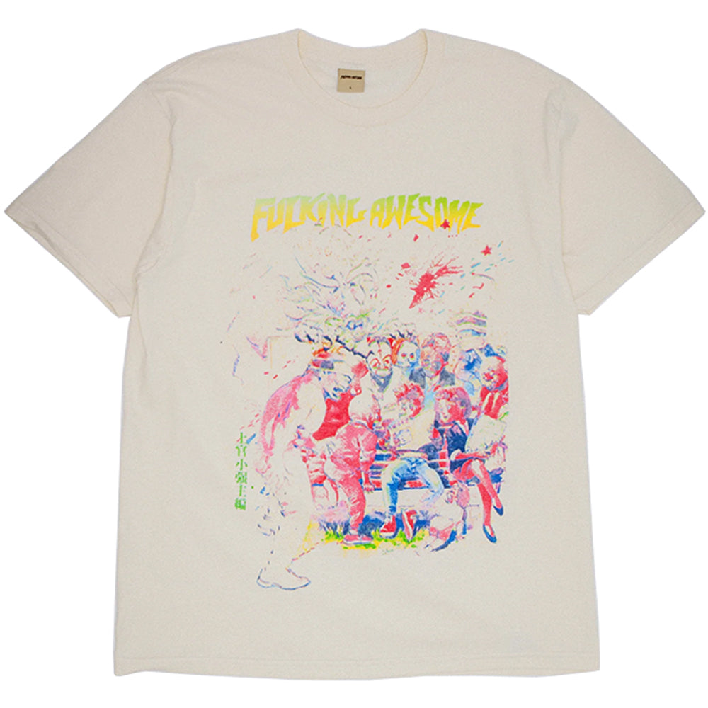 Fucking Awesome Wrestler Tee Off-White