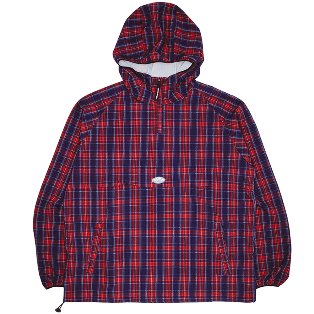 Fucking Awesome Plaid Anorak Maroon
