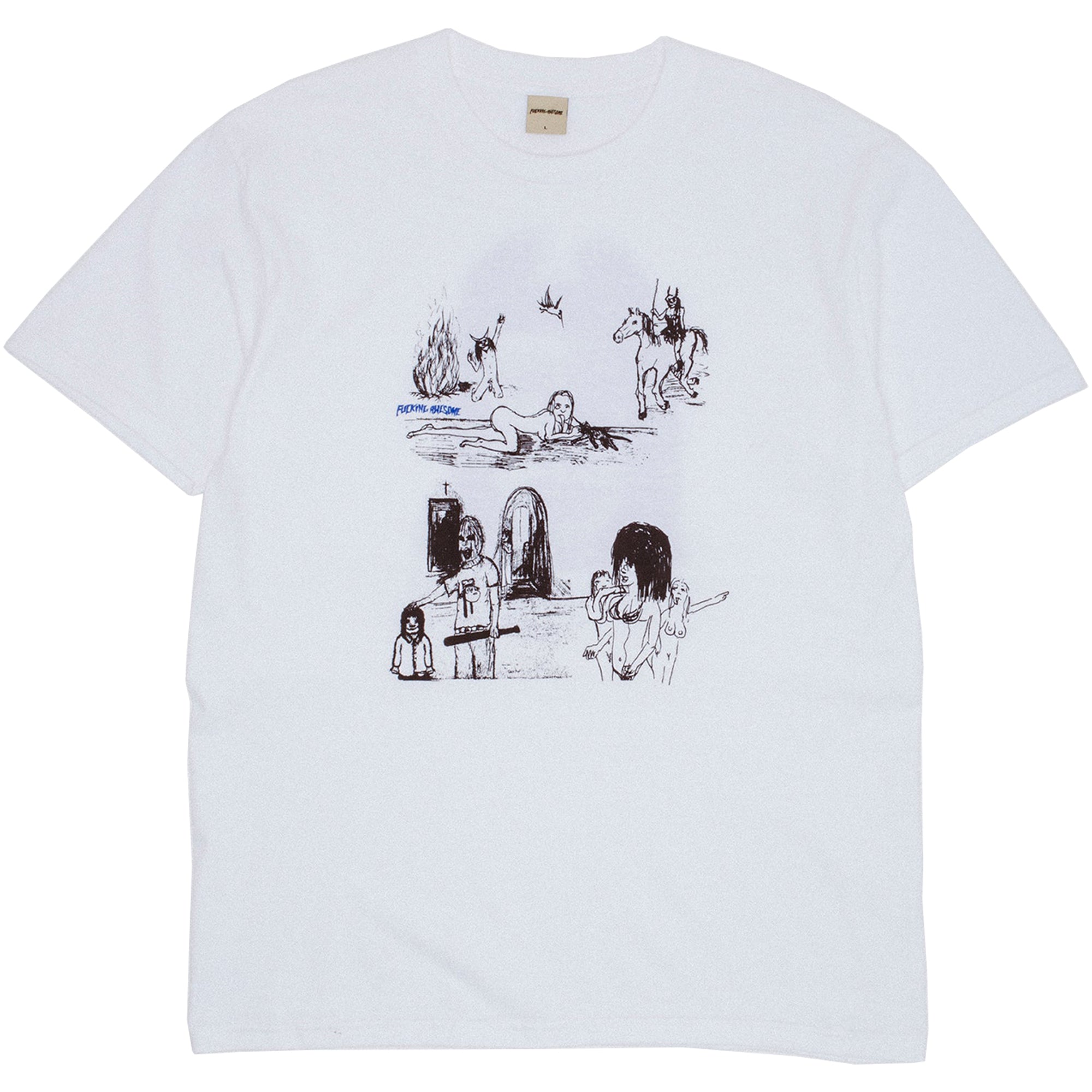Fucking Awesome Dillustrated Tee White