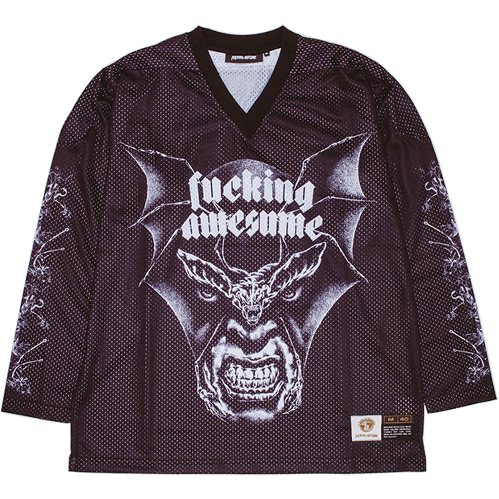 Fucking Awesome Nightmare Hockey Jersey Black