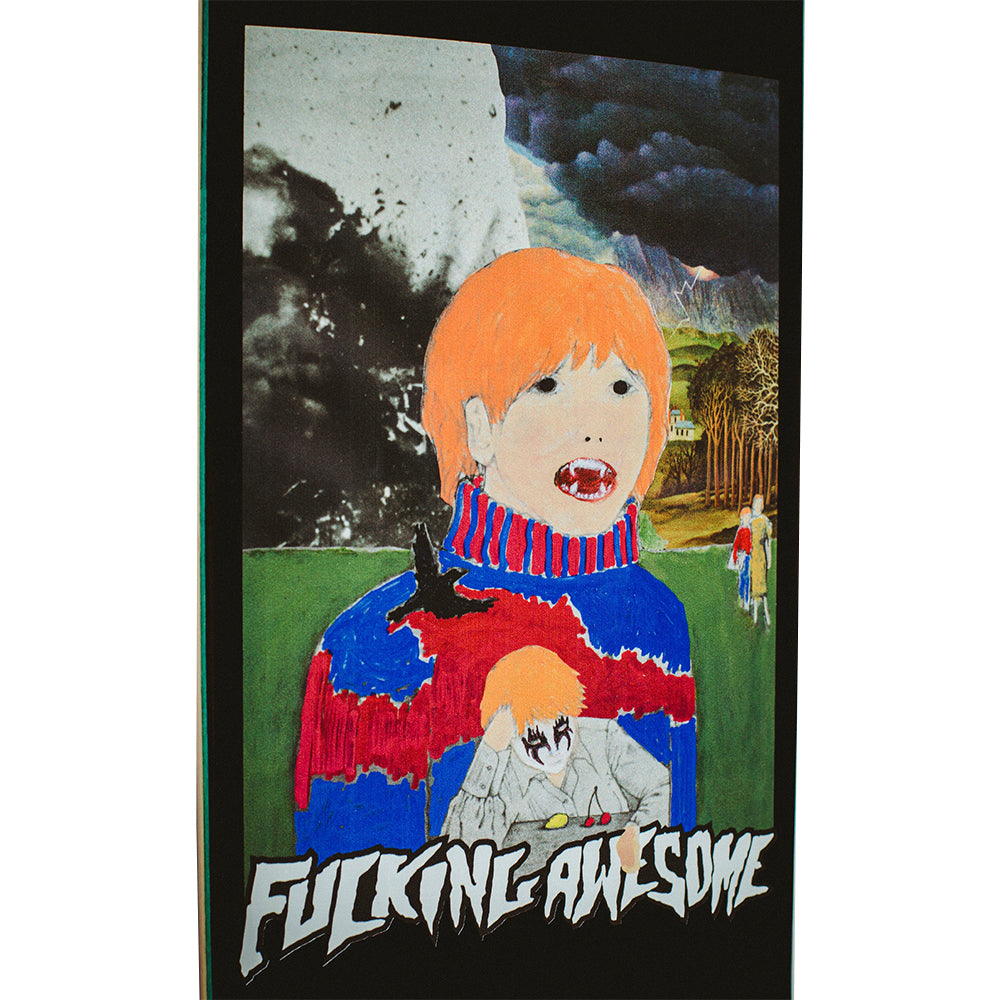 Fucking Awesome Aidan Mackey Painted Aidan 2024 Skateboard Deck 8.445"