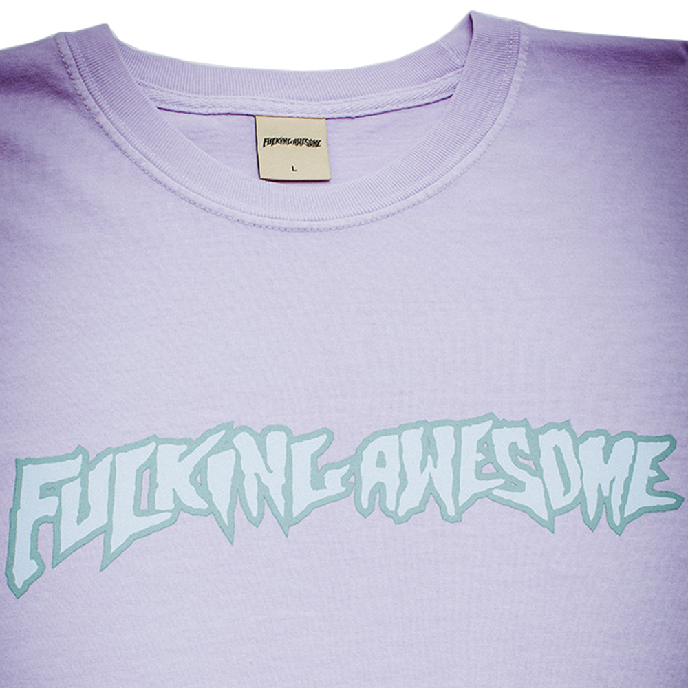 Fucking Awesome 2025 Stamp Logo Tee Orchid