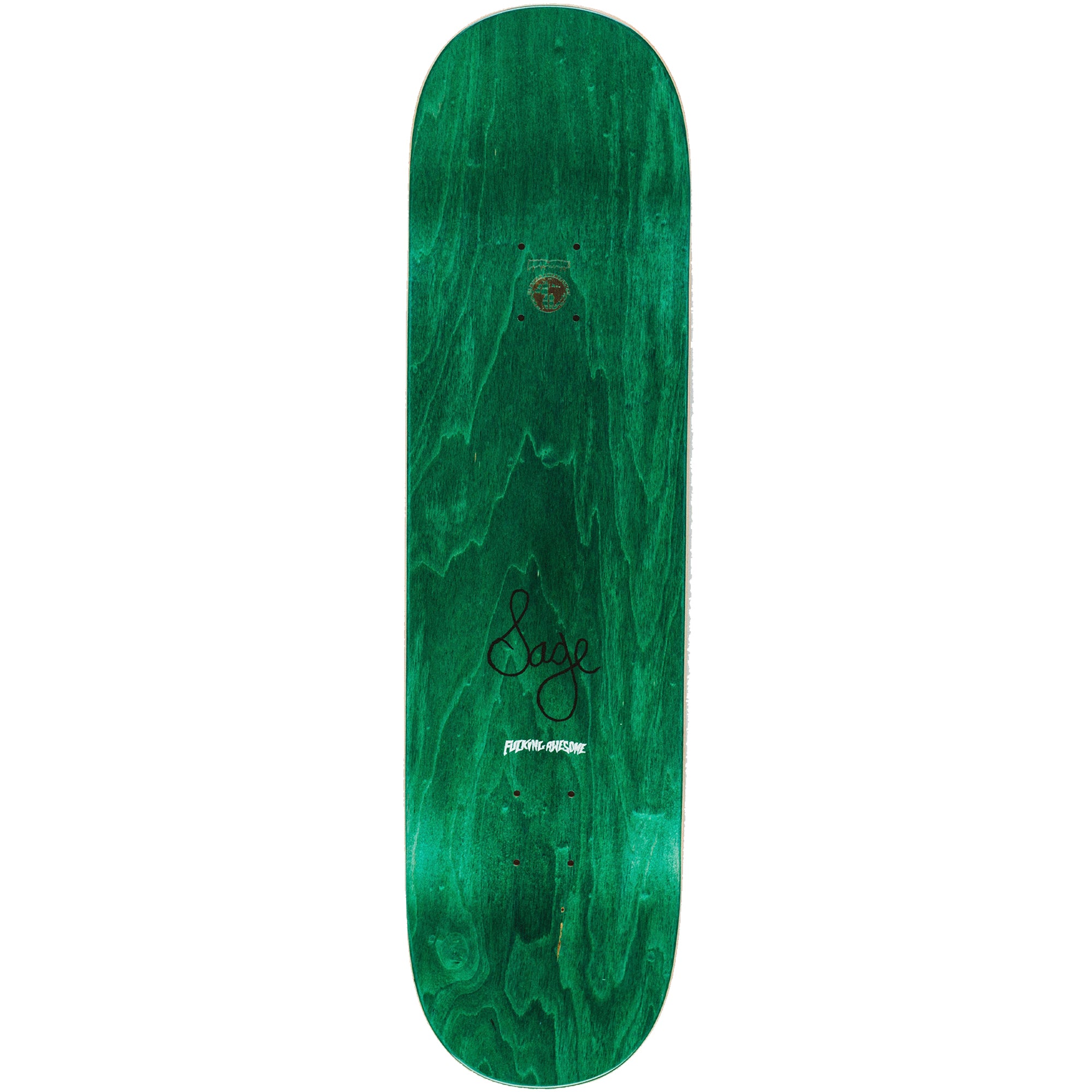 Fucking Awesome Sage Elsesser Glowing Eyes Skateboard Deck 8.38"