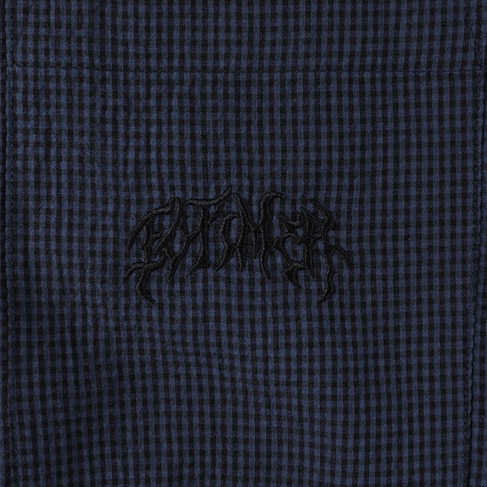 Former Vivian Check Short Sleeve Shirt Navy
