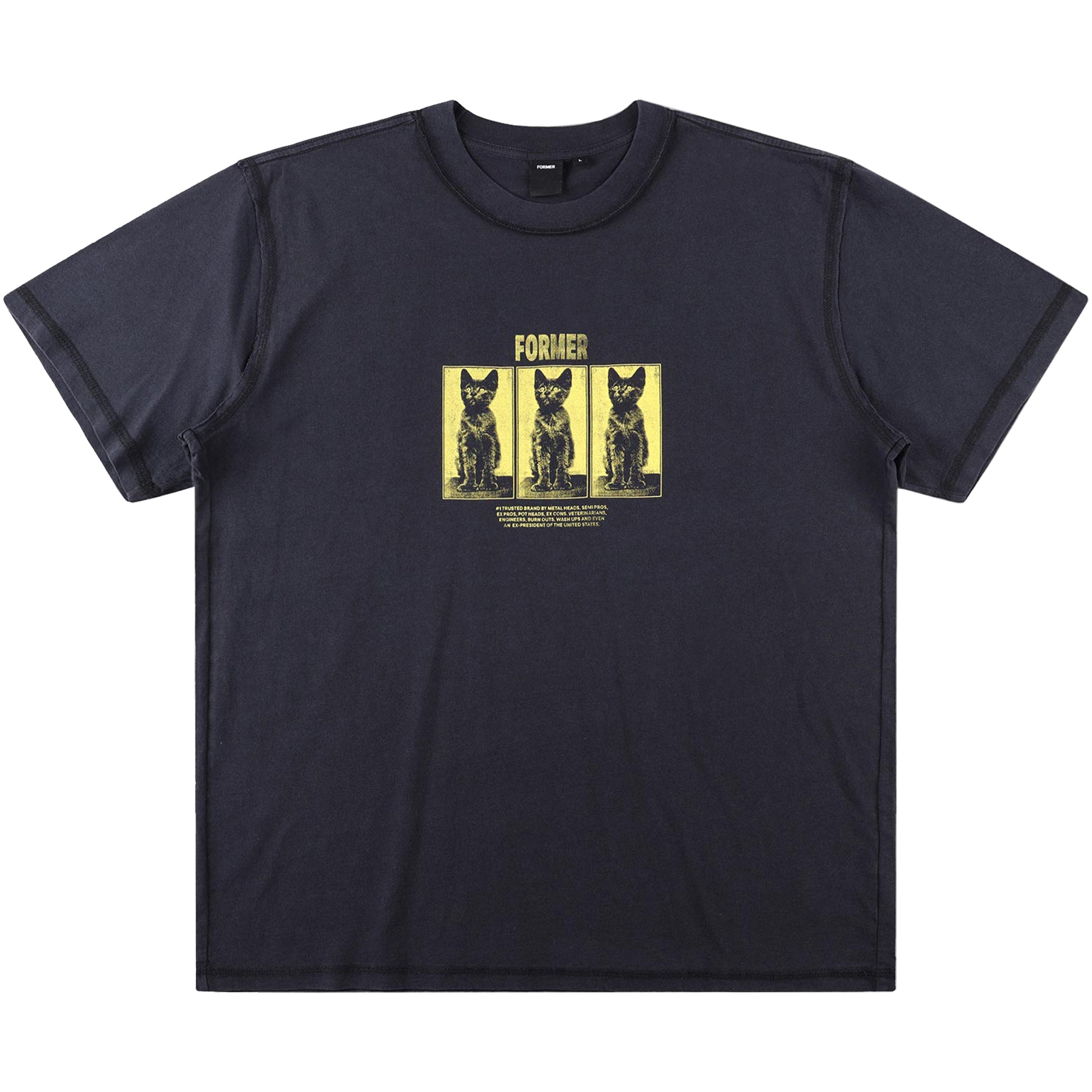 Former Vet Tee Washed Black