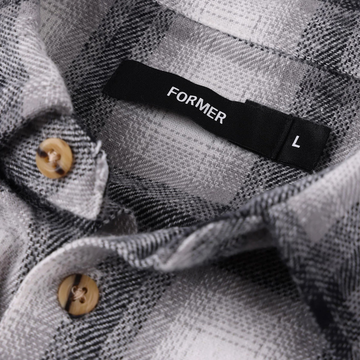Former Vivian Flannel Shirt Black/Grey