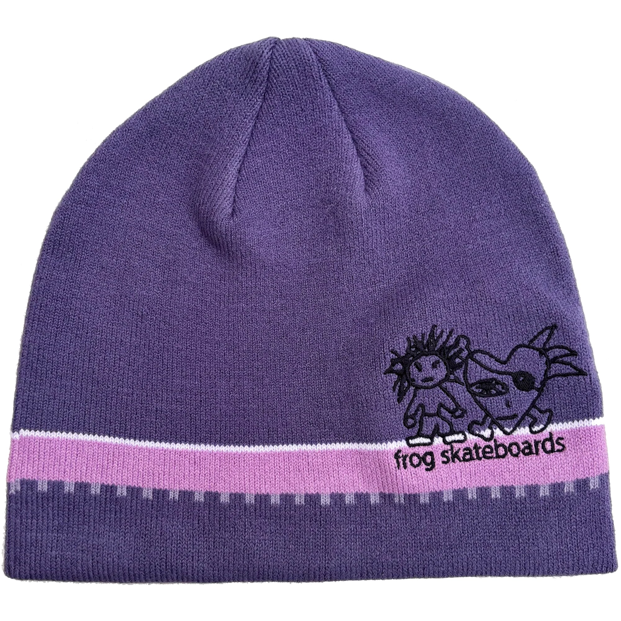 Frog Pirate Beanie Purple