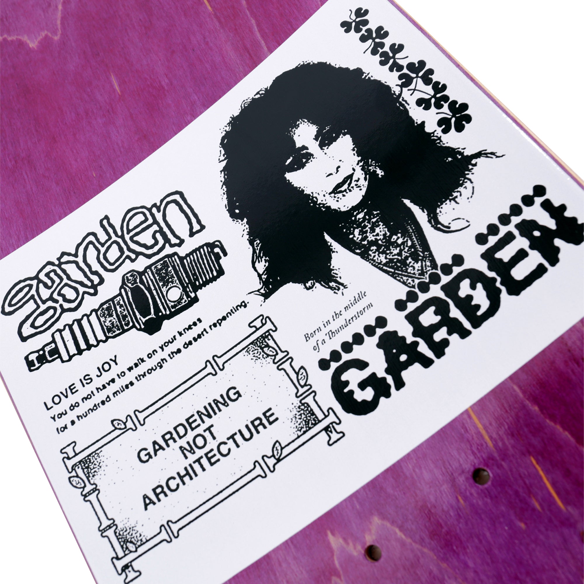 Garden Goddess Skateboard Deck 8.5"