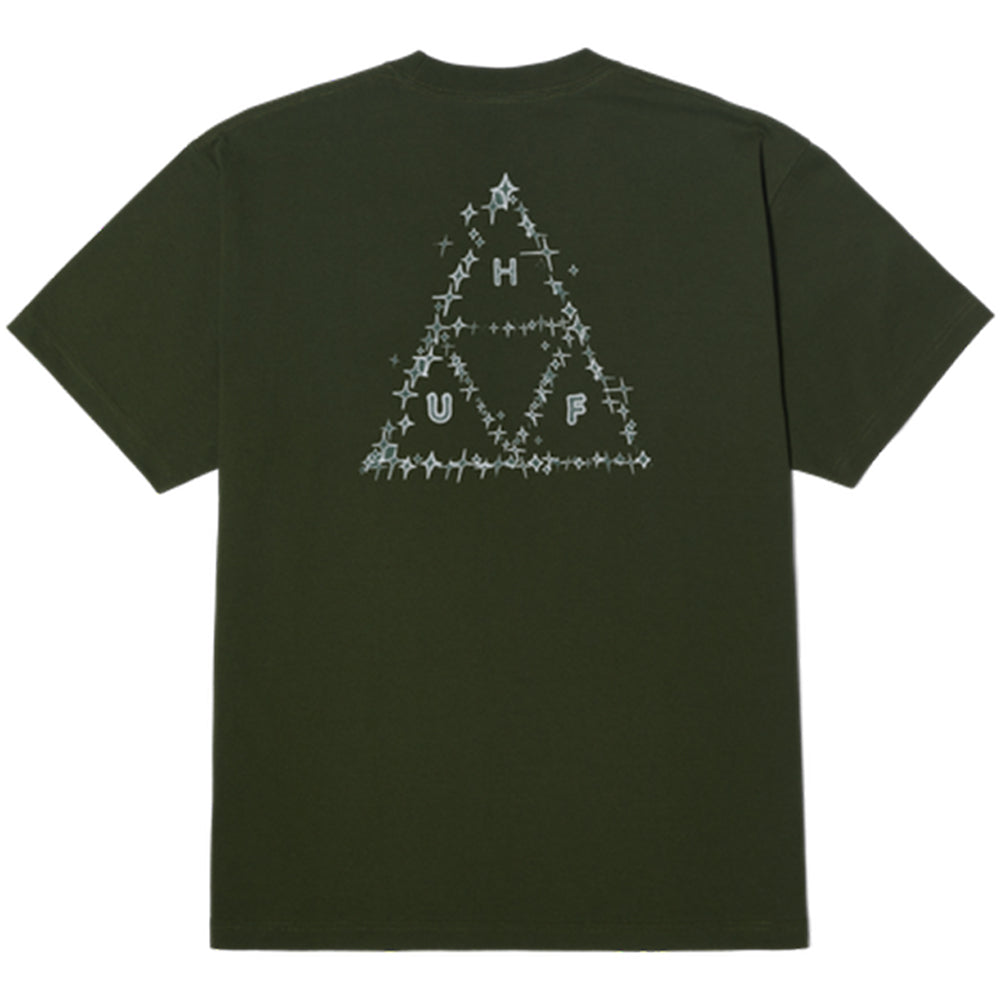 HUF Gleam T Shirt Hunter Green