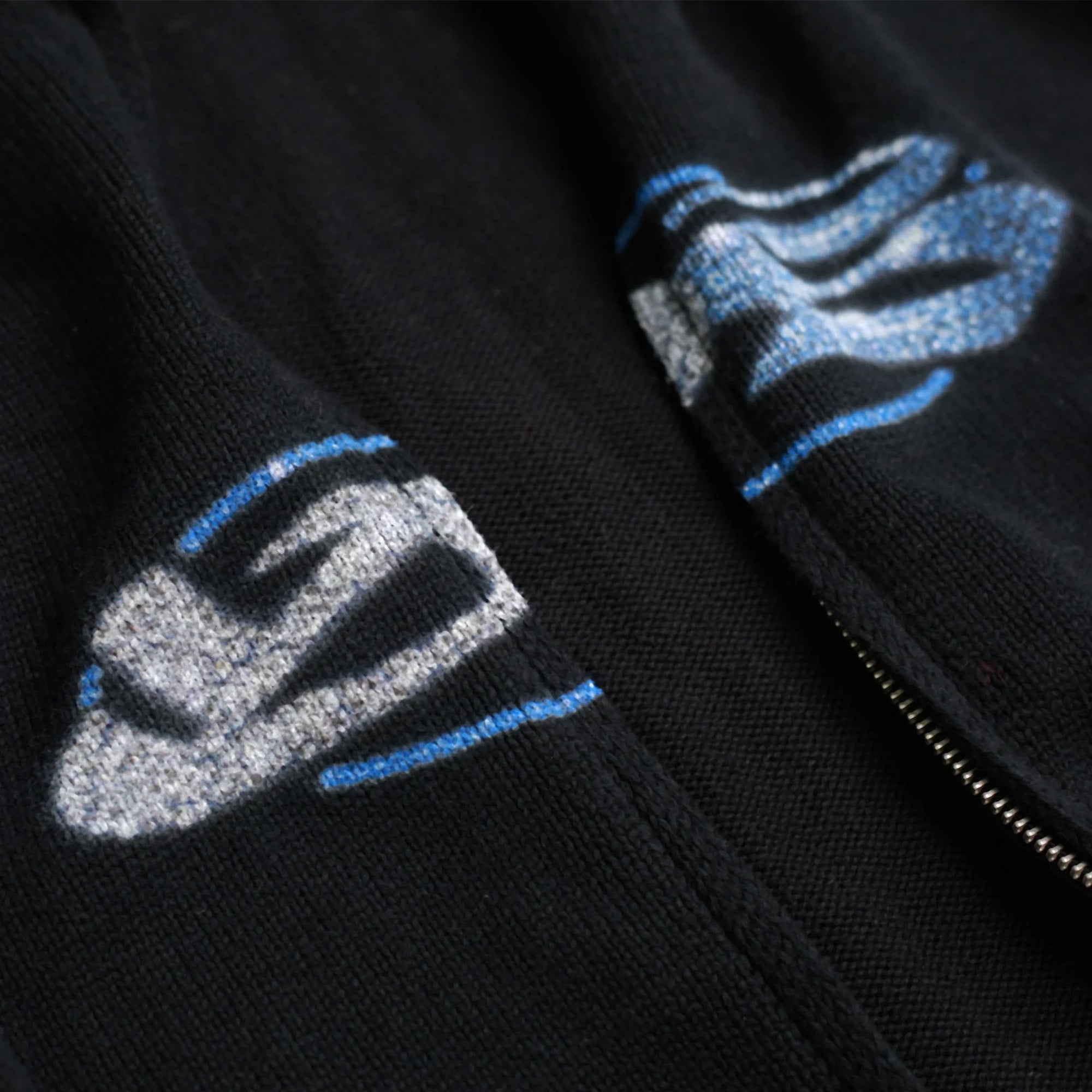 Yardsale Glitz Knitted Hood Black