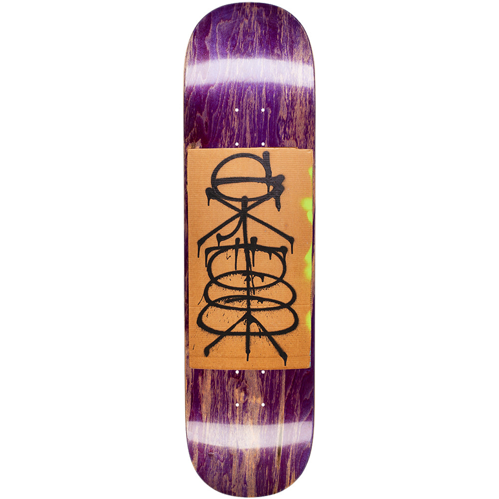 GX1000 Raw Skateboard Deck 8.5"