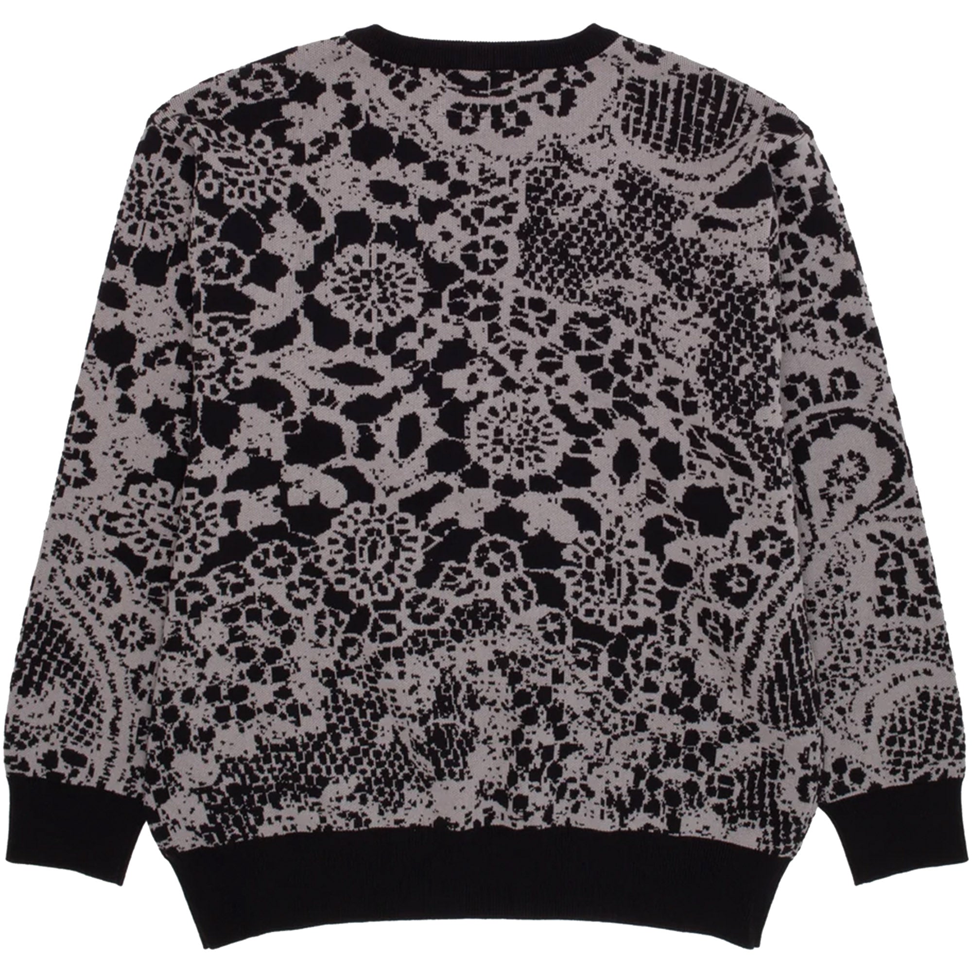 GX1000 Jacquard Knit Sweater Laced Grey/Black