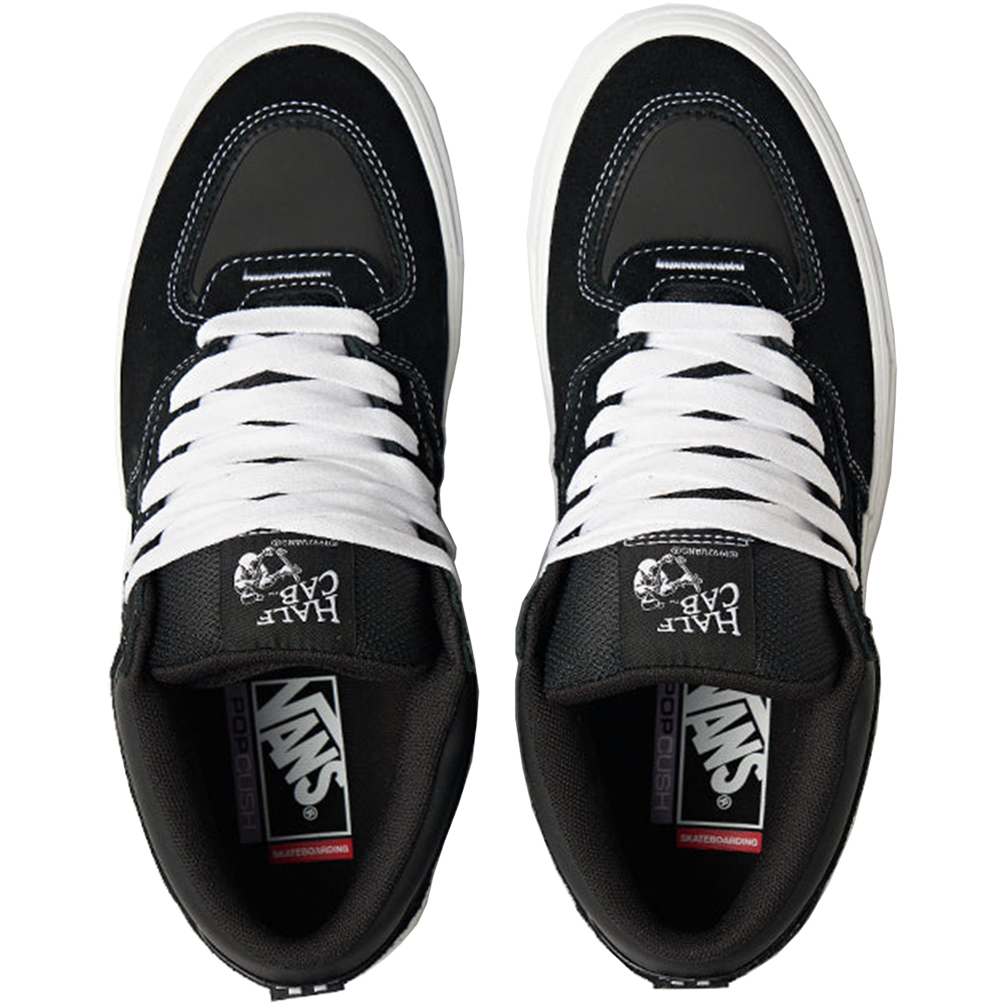 Vans Skate Half Cab WaffleCup Shoes Black/White