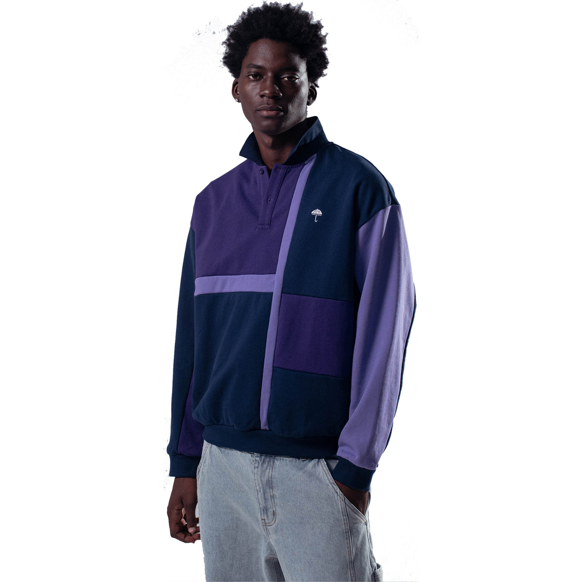 Hélas Banks Sweat Polo Purple