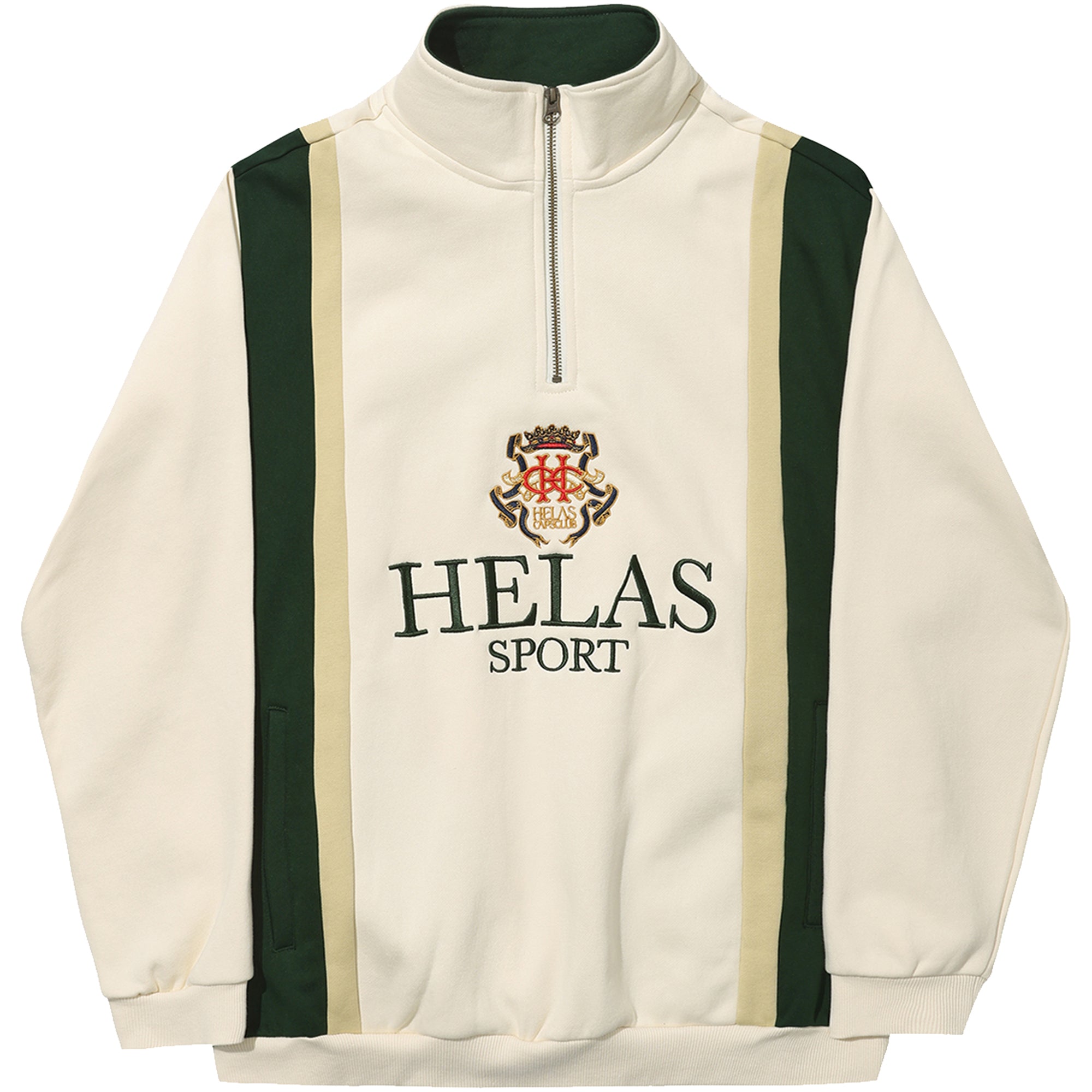 Hélas Couronne Quarter Zip Light Beige