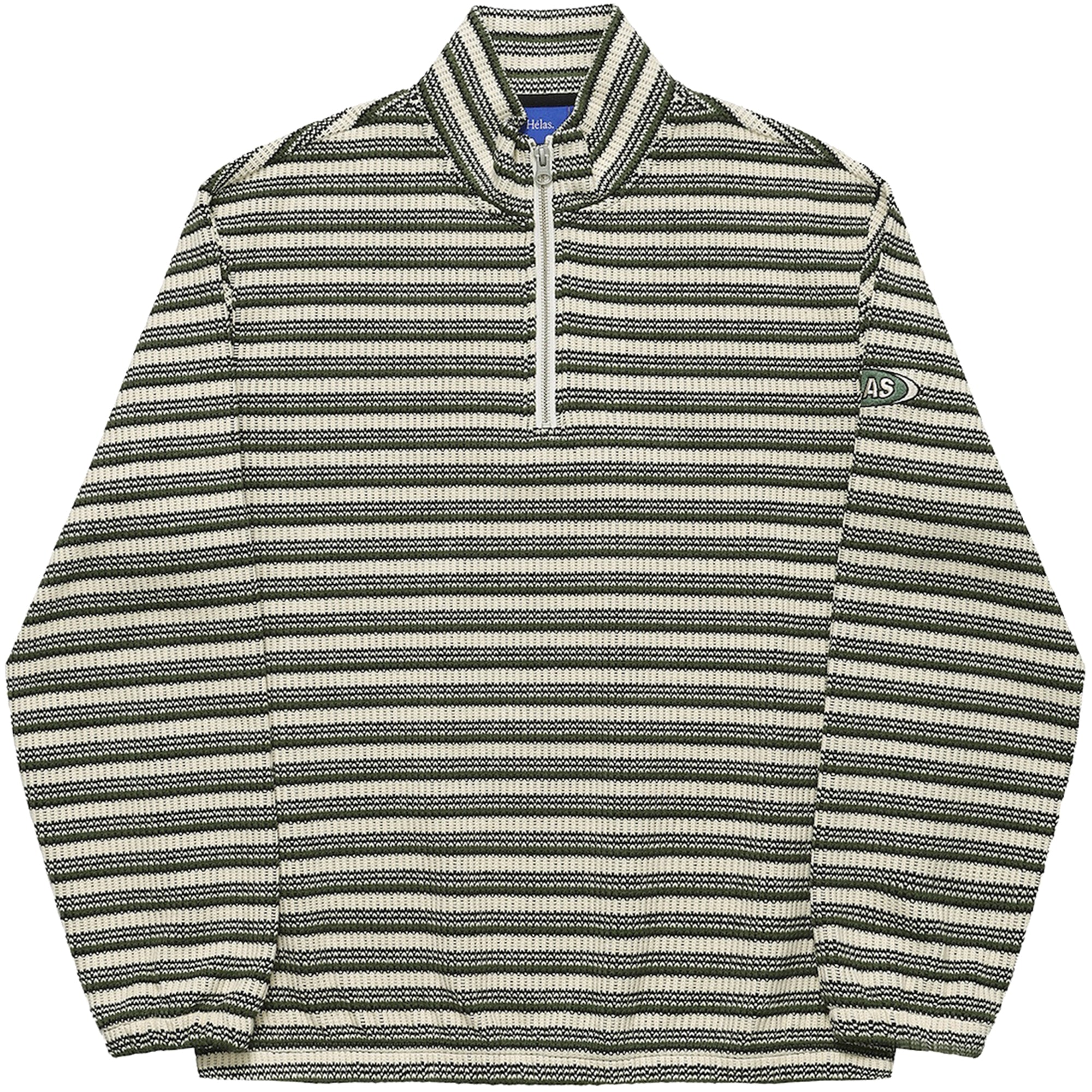 Hélas Raymond Quarter Zip Knit Striped