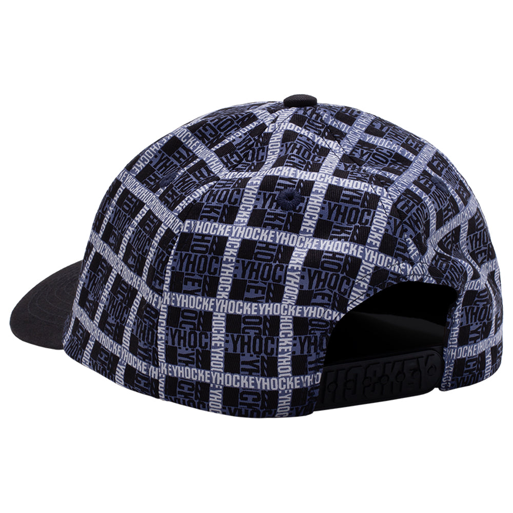 Hockey Plaid Hat Black