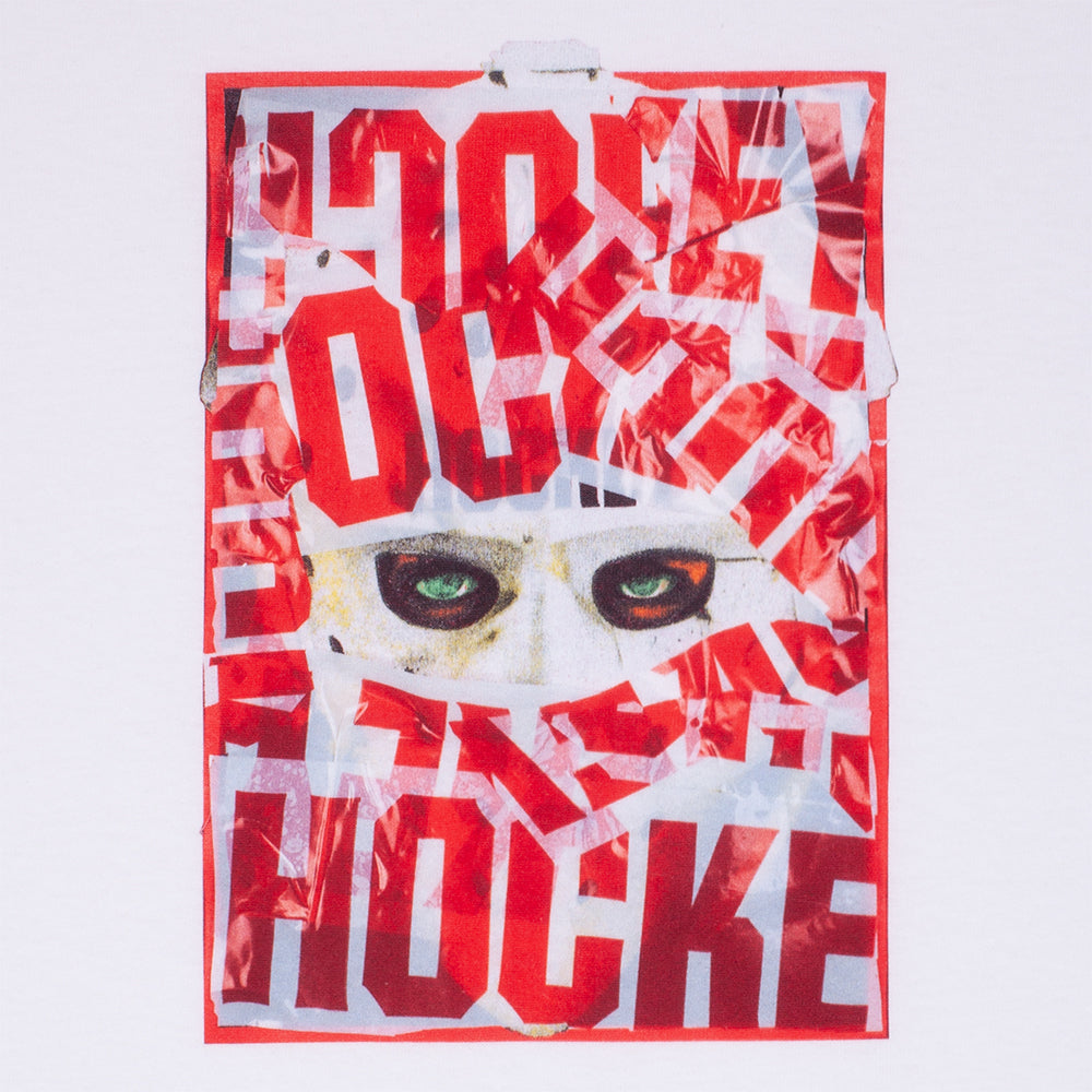 Hockey War All Over Tee White