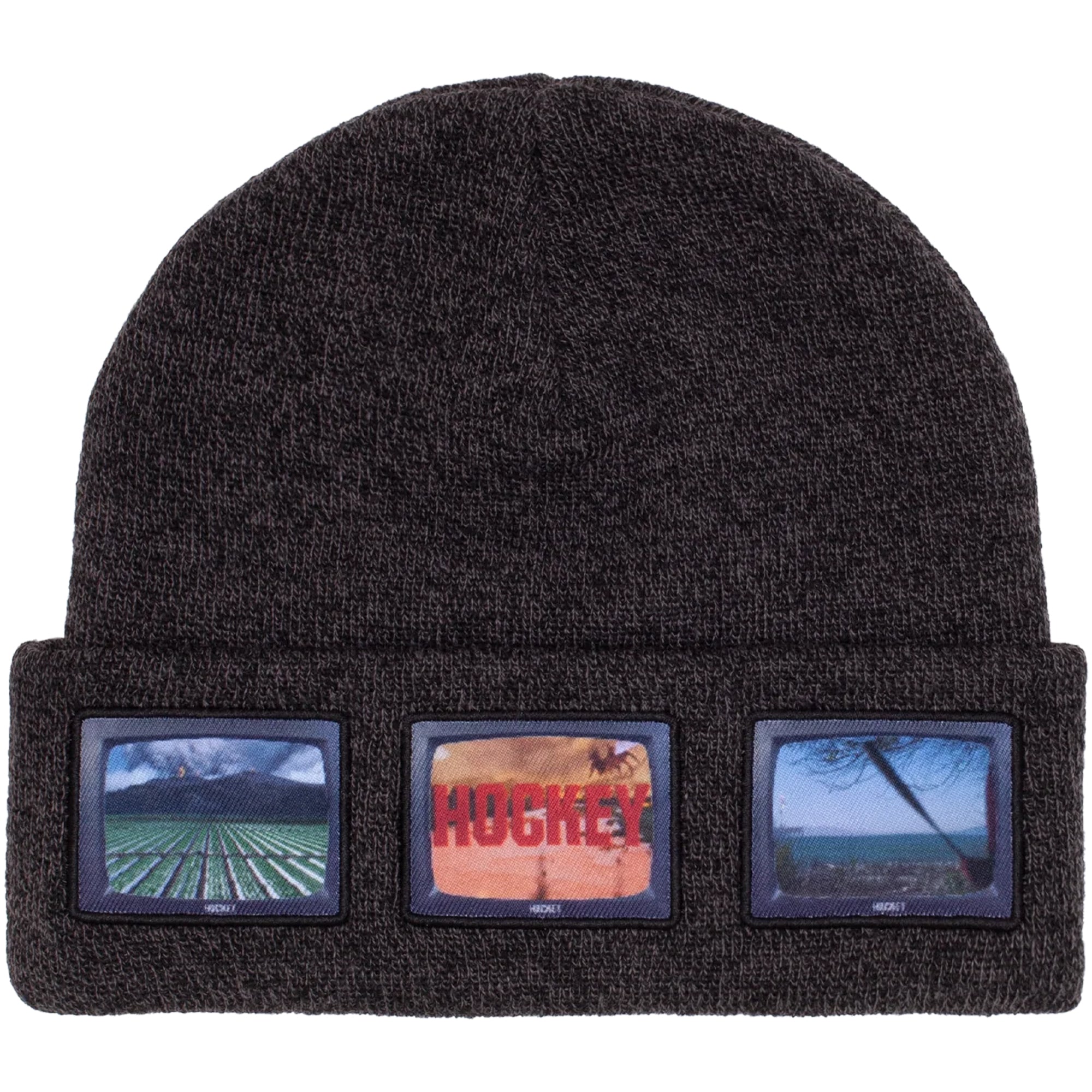 Hockey Screens Beanie Static Grey