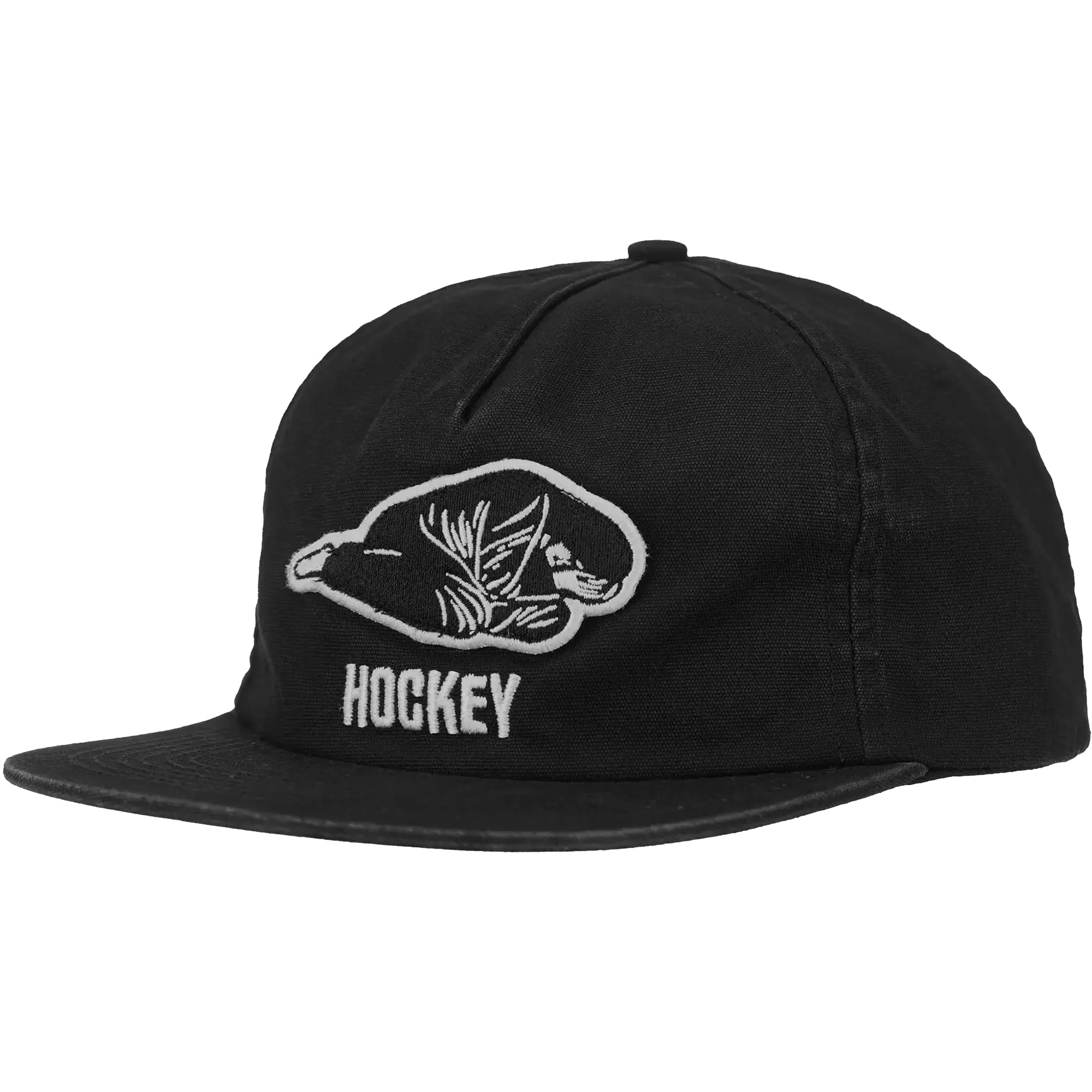 Hockey Broken Hat Black