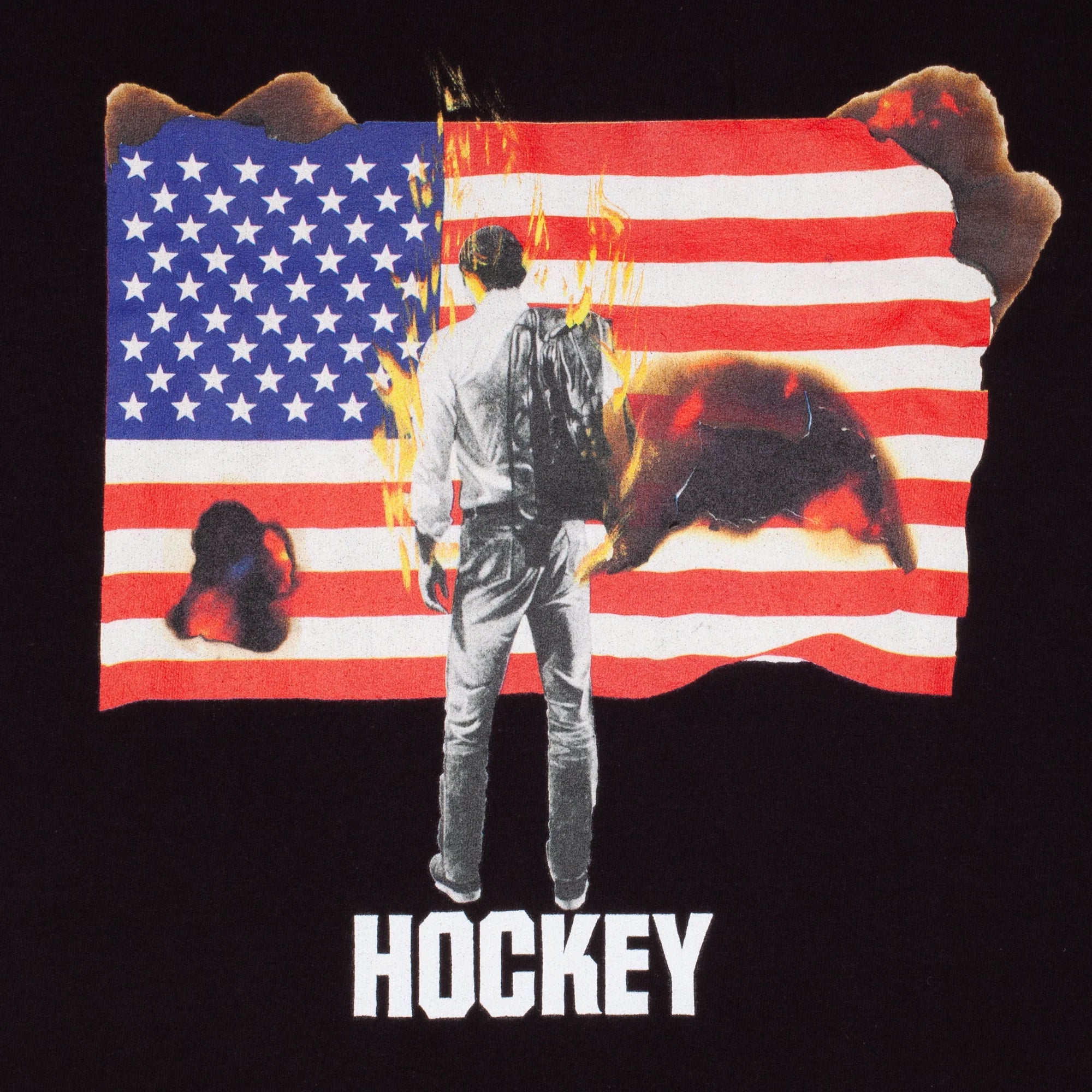 Hockey Nobody Tee Black