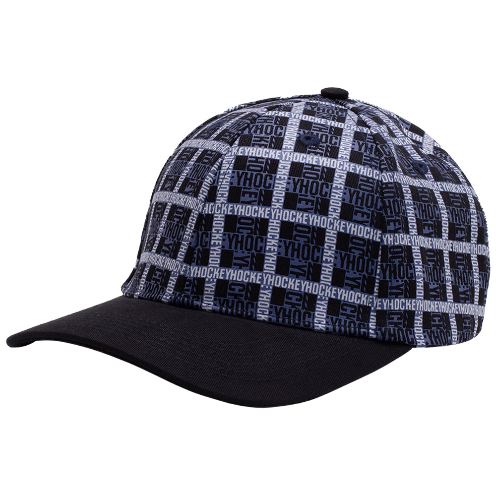 Hockey Plaid Hat Black