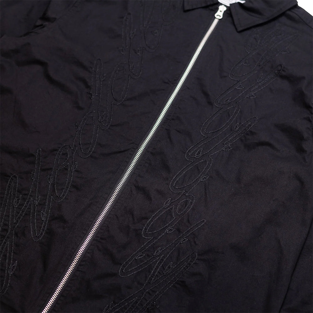 Hoddle Thorn Zip Up Shirt Black