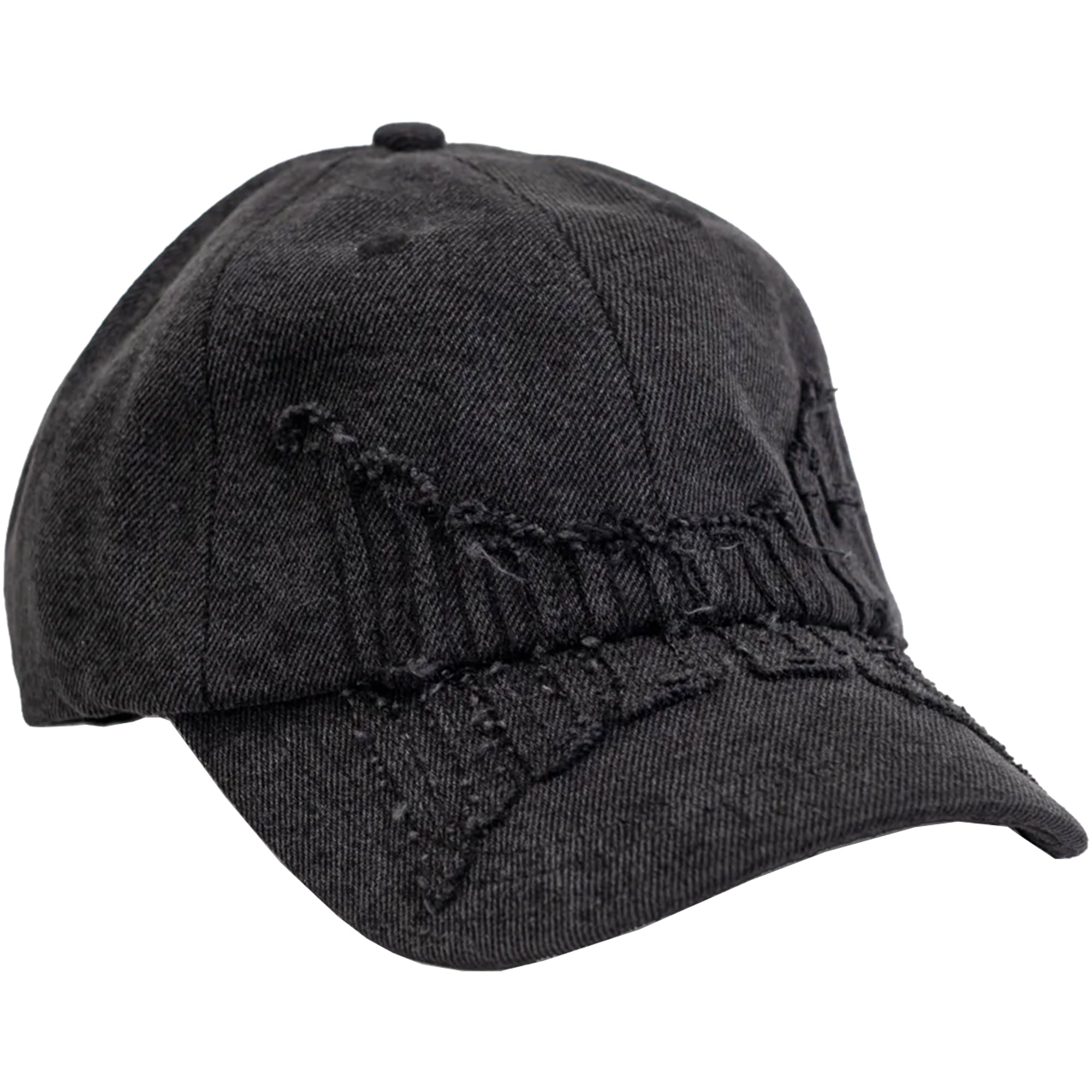 Hoddle Denim Aplique Cap Black