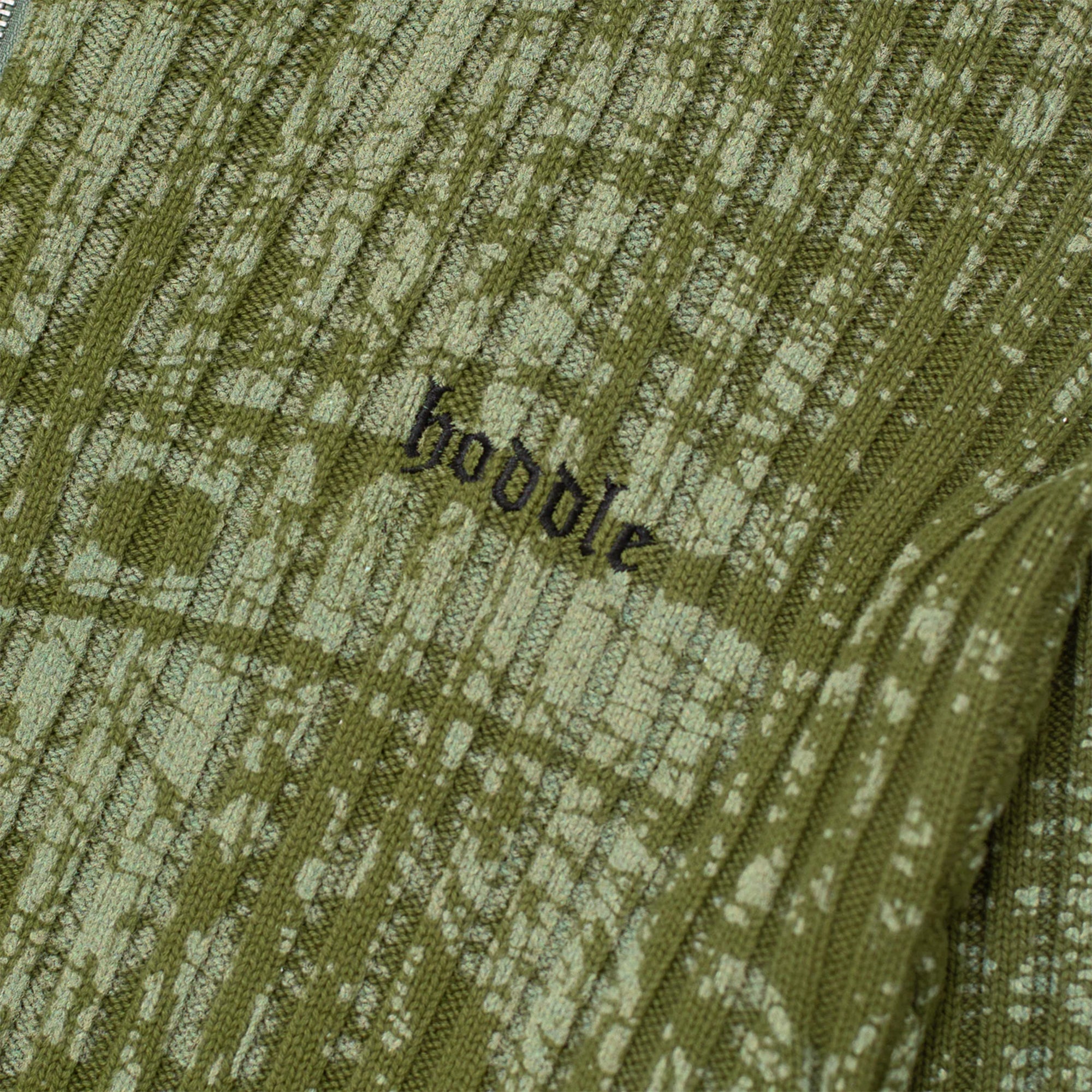 Hoddle Fracture Ribbed Pullover Green