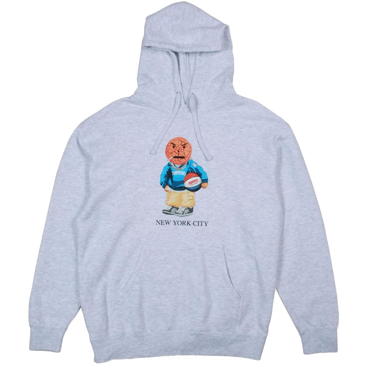 Hopps x Quartersnacks Tf Snackman Hoodie Heather Grey