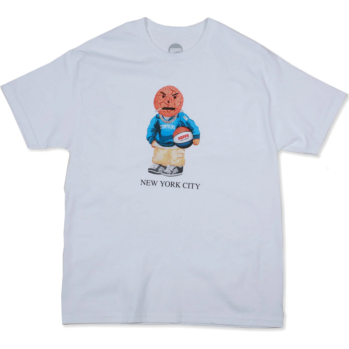 Hopps x Quartersnacks Tf Snackman Tee White