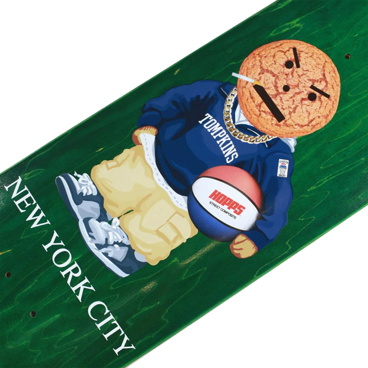Hopps x Quartersnacks Tf Snackman Skateboard Deck 8.5"