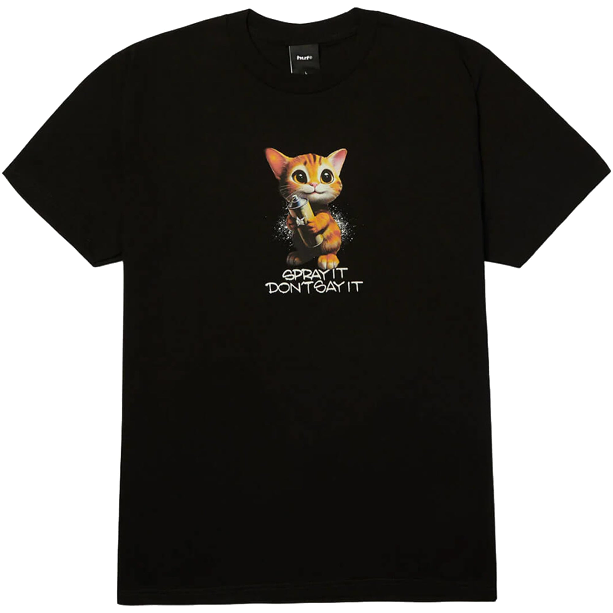 HUF Spray It Tee Black