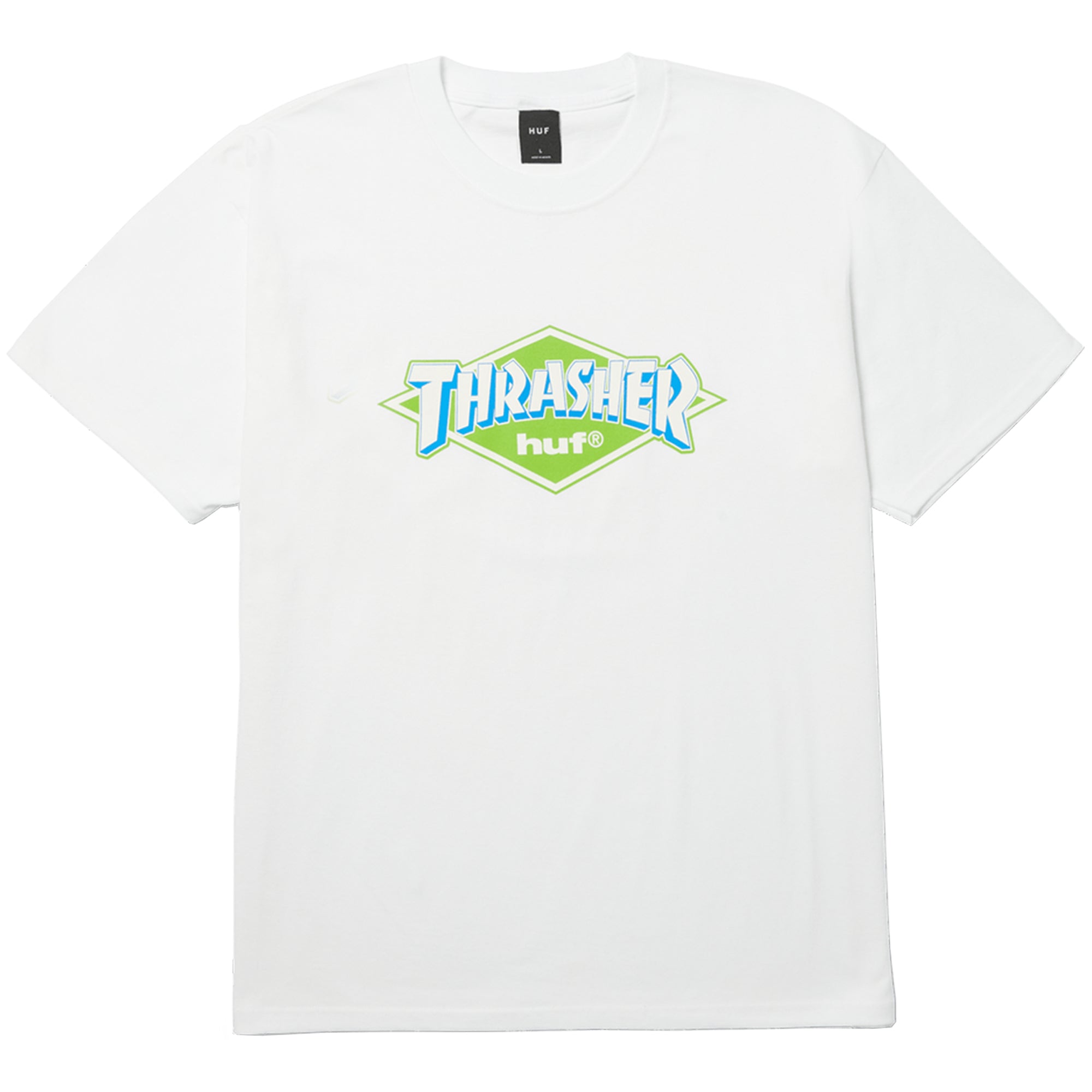 HUF x Thrasher Logo Tee White