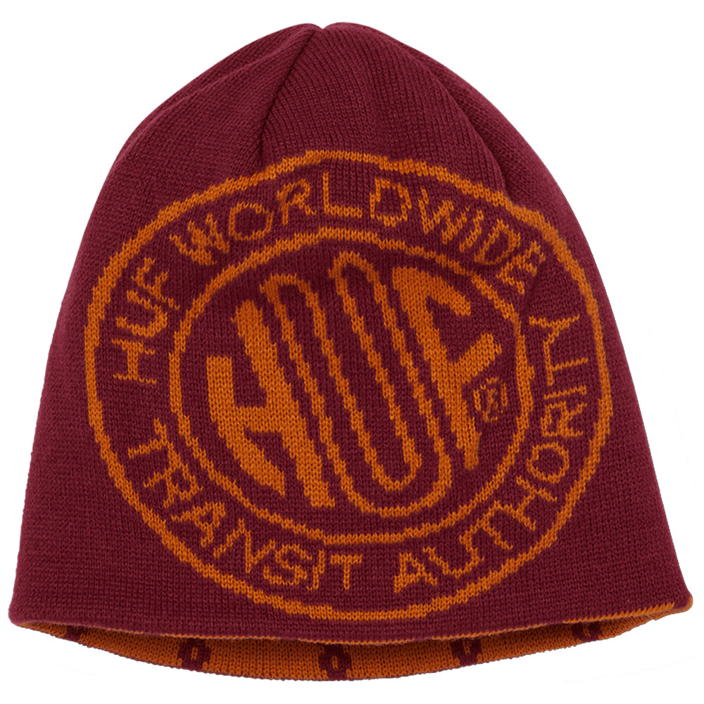 HUF Token Reversible Skull Beanie Berry