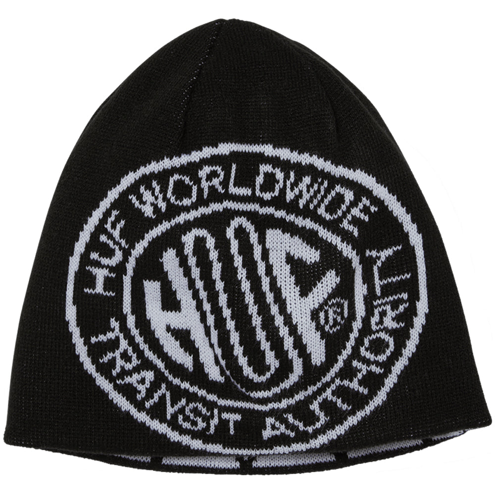 HUF Token Reversible Skull Beanie Black