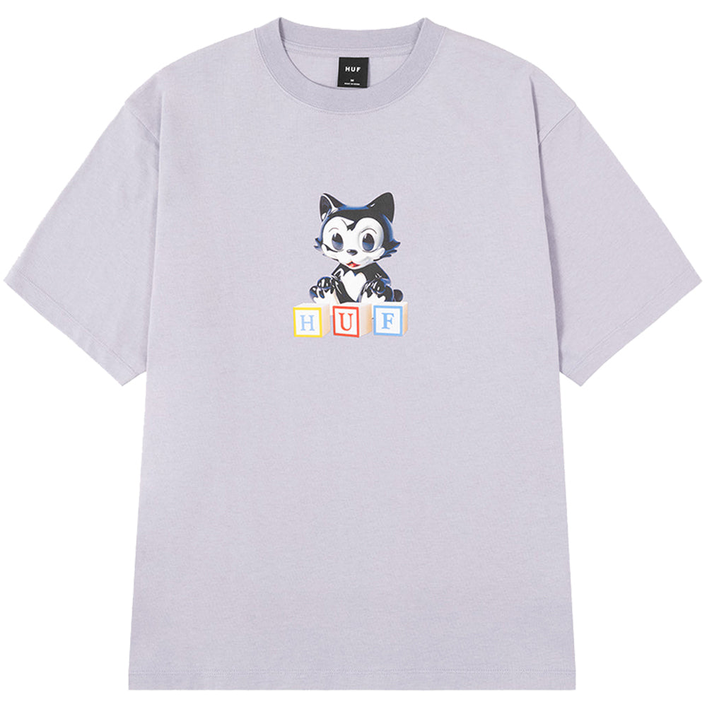 HUF Blocks Tee Lilac Chalk