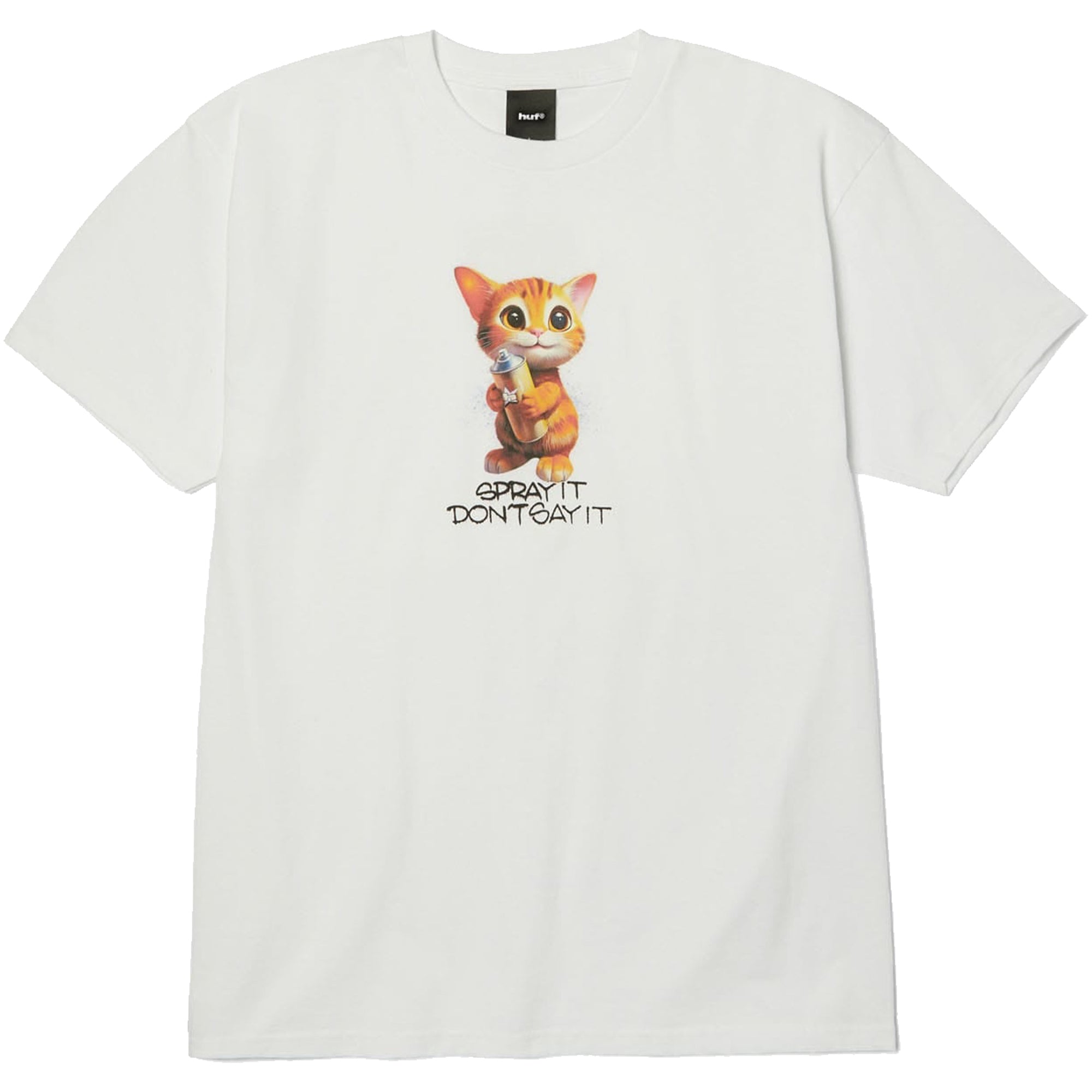 HUF Spray It Tee White