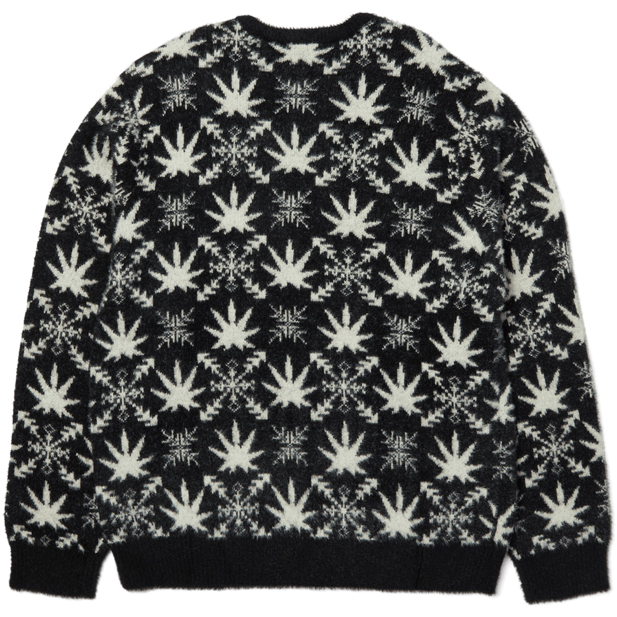 HUF Arctic Plantlife Crewneck Sweater Black