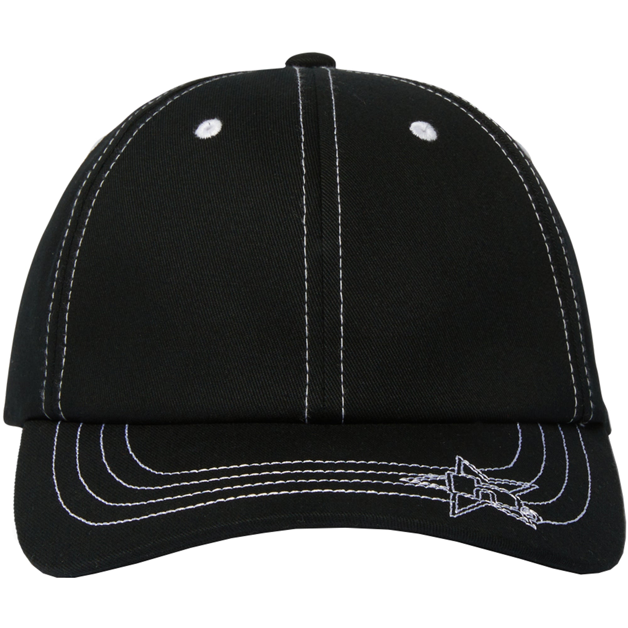 HUF Contrast H Star Snapback Black