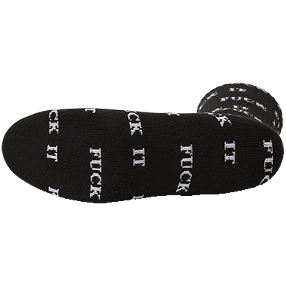 HUF Fuck It Glow Sock Black
