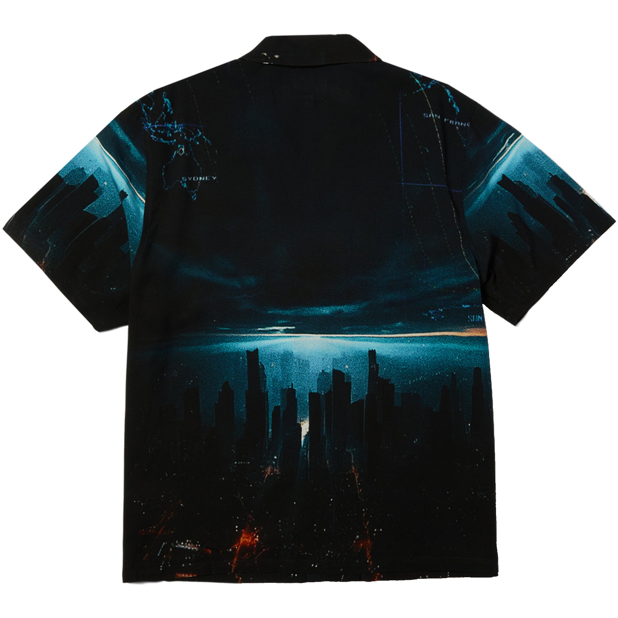 HUF Ground Control Resort Shirt Black