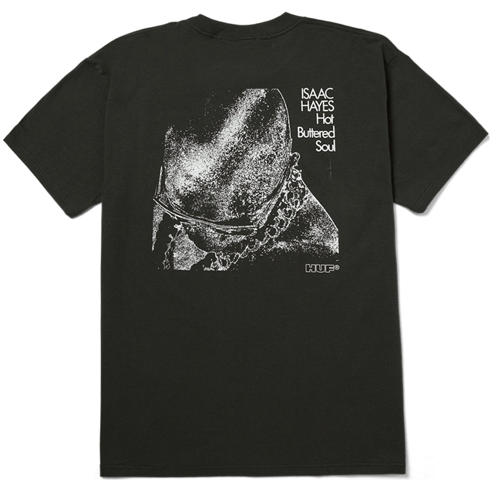HUF x Isaac Hayes Hot Buttered Heavyweight Tee Vintage Black