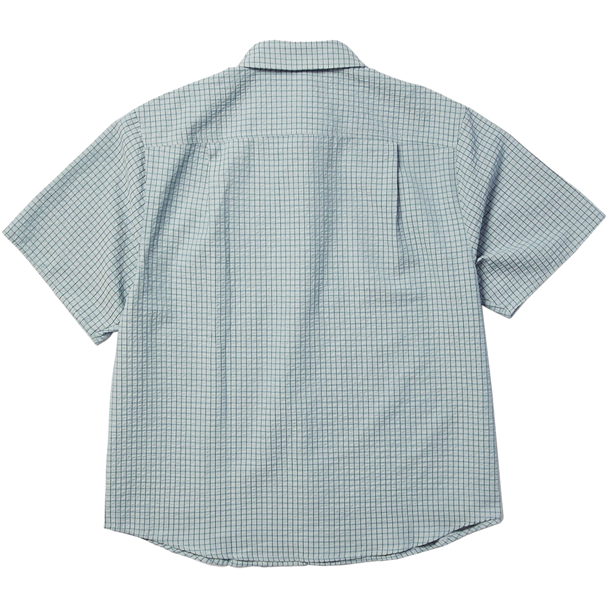 HUF Stuck On You Plaid Shirt Ice Blue
