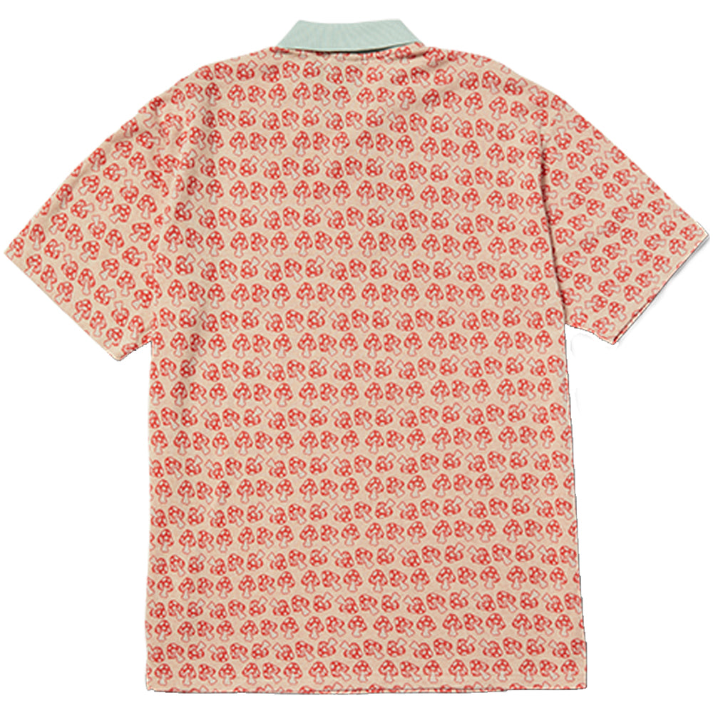 HUF Microdose Knit S/S Polo Red
