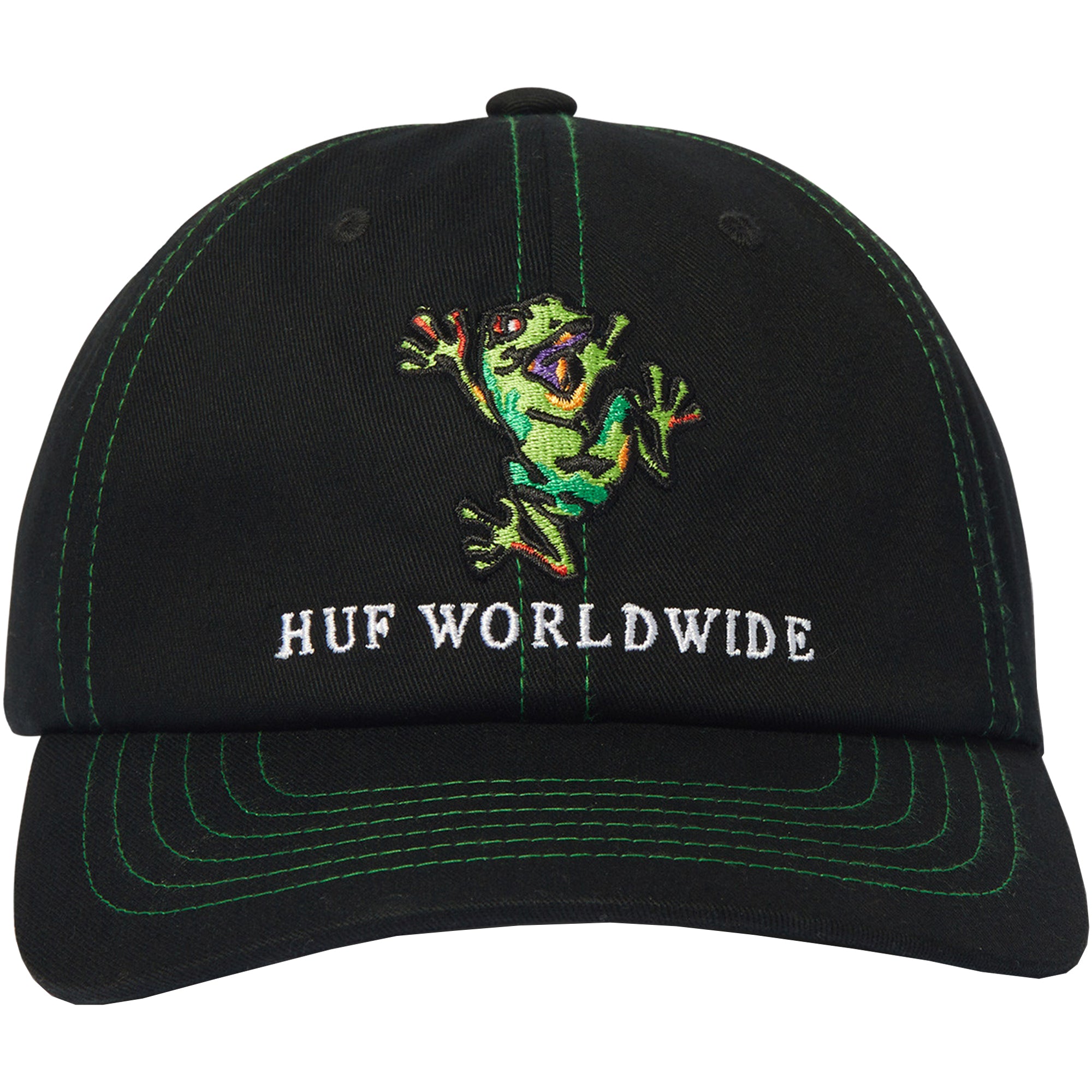 HUF Stuck On You 6 Panel Hat Black