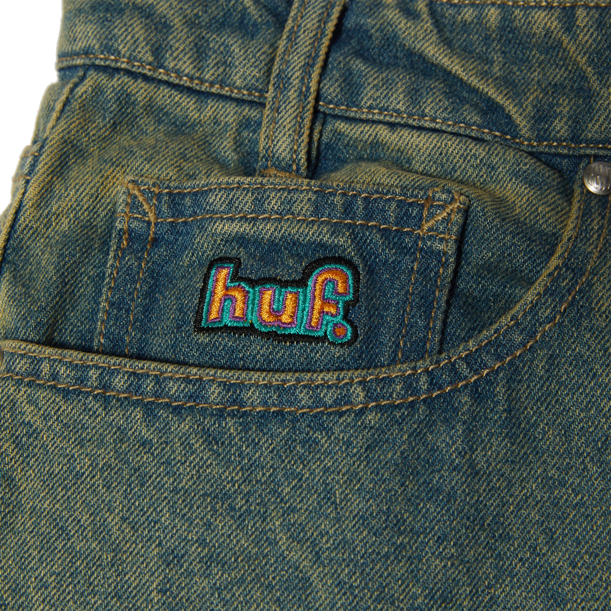HUF Cromer Washed Pant Indigo Earth