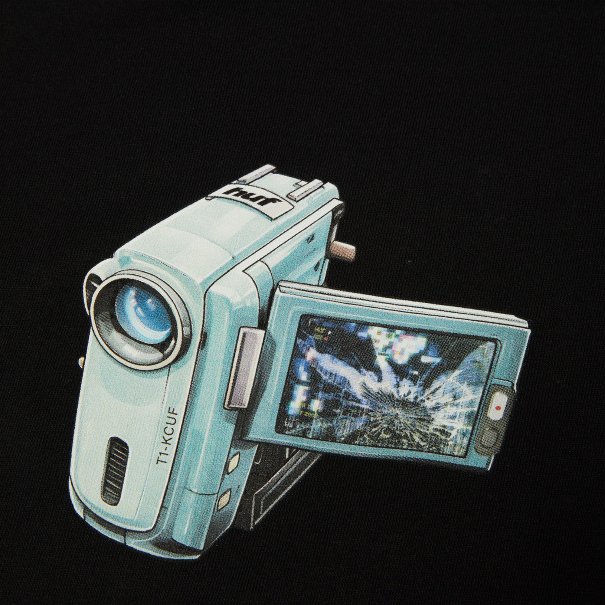 HUF H Cam Tee Black