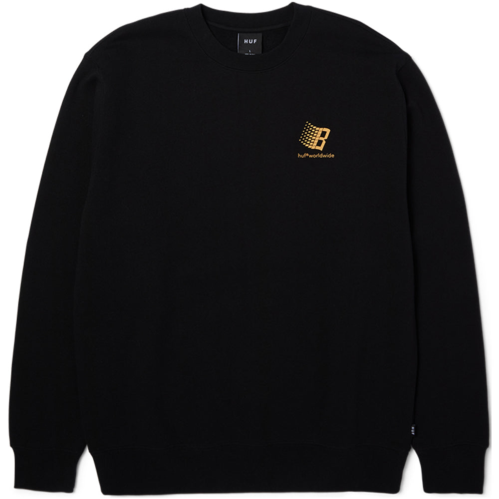 HUF x Bronze 56K Crewneck Black